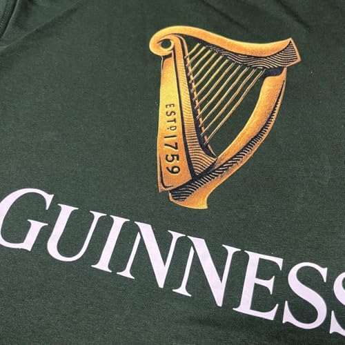Guinness Harp Logo T-Shirt – Classic Green Irish Beer Tee, XLarge3