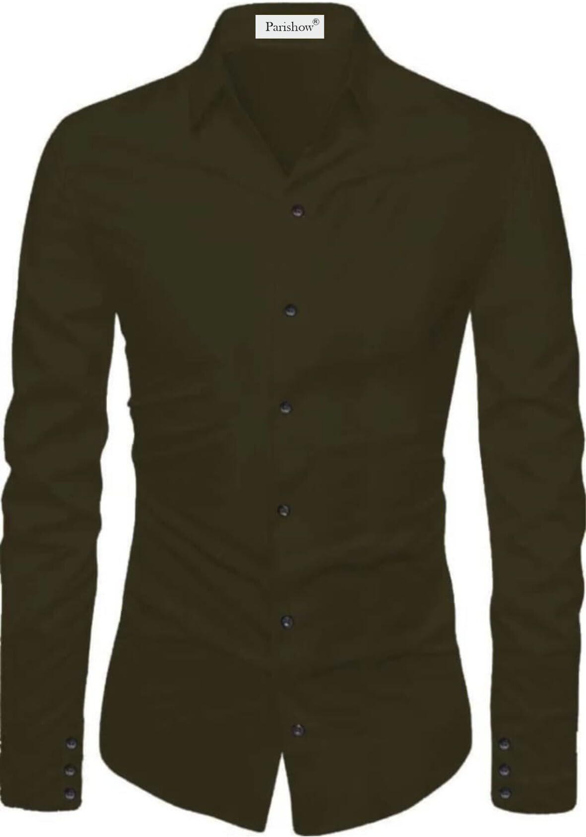 Polycotton Solid Shirt Fabric (Unstitched) PJE-Ushirt Mahedi-1-picture-10