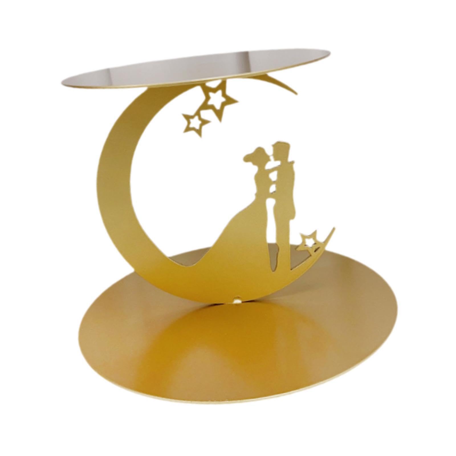 YIXANNX Exquisite Cake Separator Spacer Iron Decoration For Showcase Layered Cakes At Weddings Birthday Parties Once Cake Stand Decoration Separator Spacer
