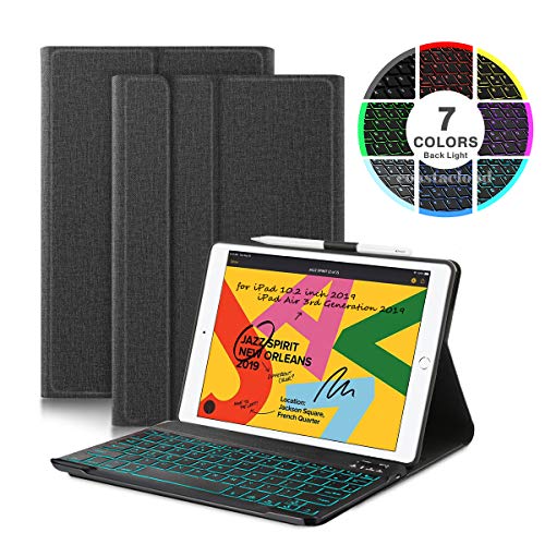 Coastacloud iPad Keyboard Case for iPad 10.2 2019 7th Gen/iPad Air 3 10.5