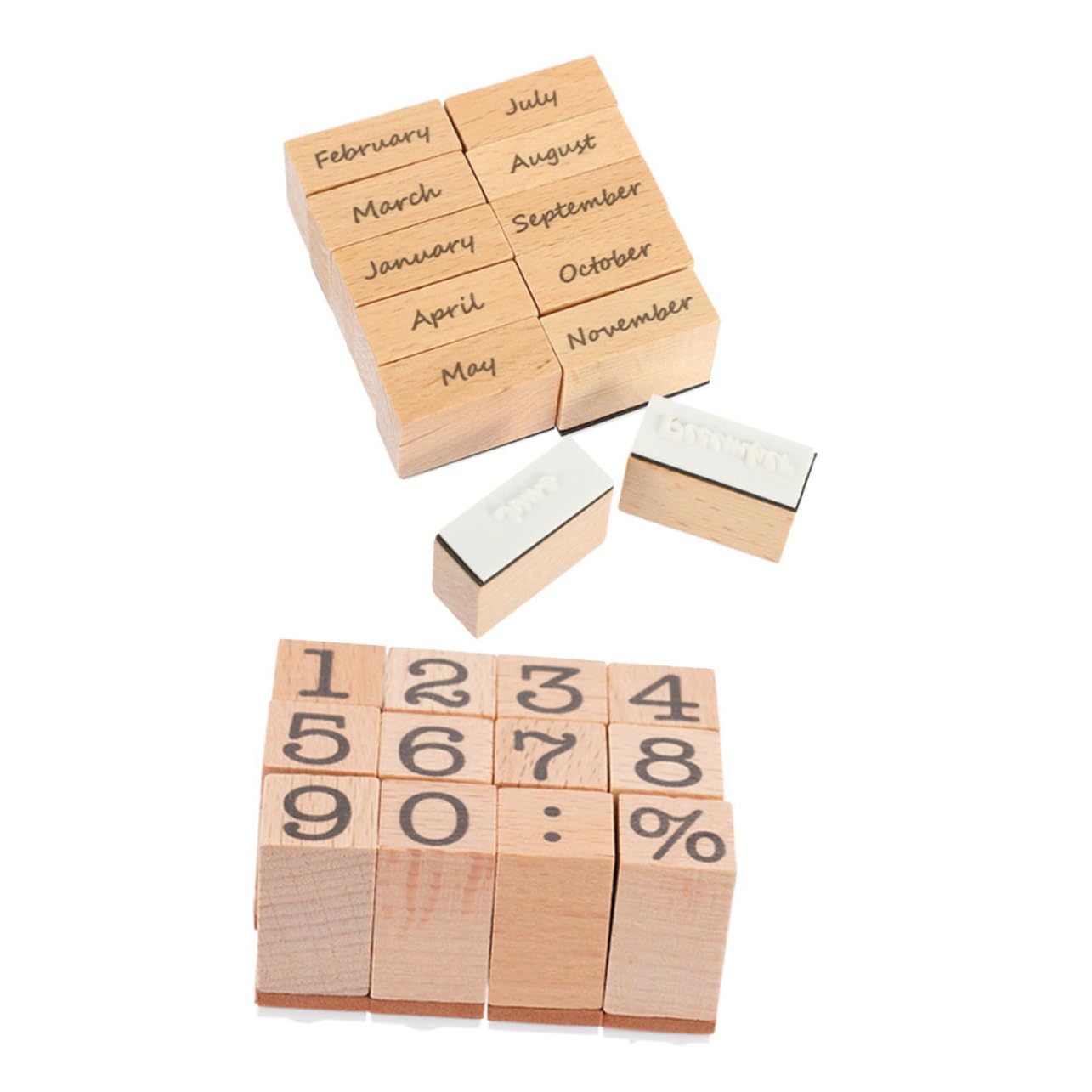 Housoutil 10 Set Di Timbri In Legno Per Diario Data Planner Decorazioni Retrò Scrapbooking Timbri Per Scrapbooking Timbri Fai Da Te Timbri In Legno Per Artigianato Timbri In Gomma