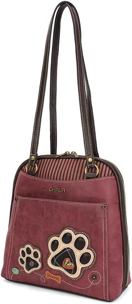 CHALA Convertible Backpack Purse - Women Convertible Shoulder Purse with Adjustable Strap - Image 4