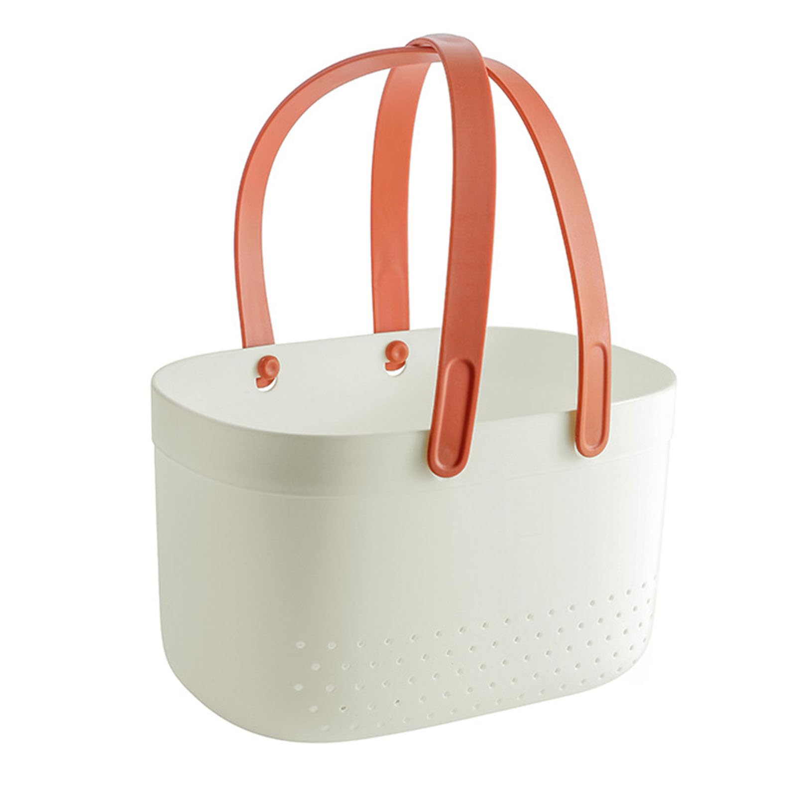 Portable Shower Caddy Basket with Handles Plastic Storage Basket Large Capacity Toiletry Organizer Bin Plastic Tote Storage Basket