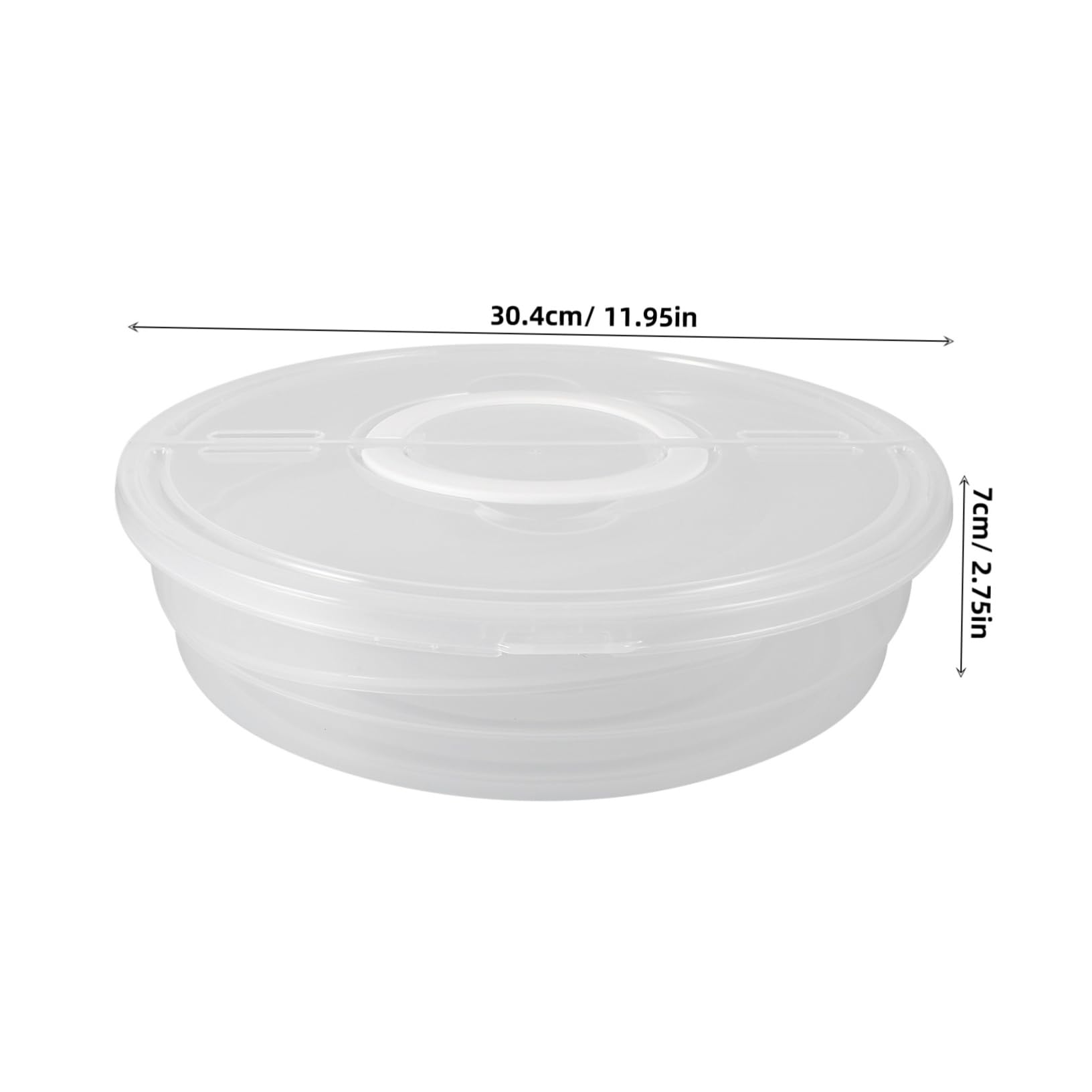 Hemobllo Contenitori per Conservazione Torta 2 Pezzi Plastico