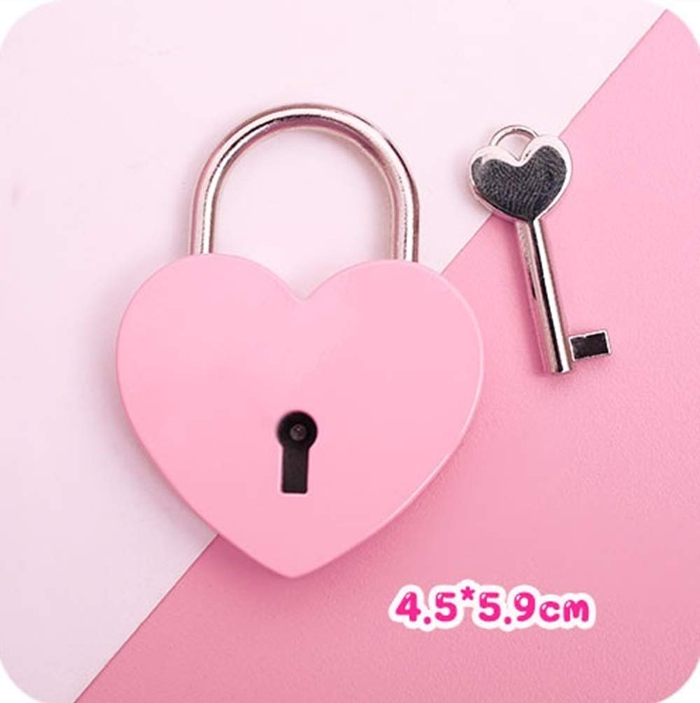 新品　ジェリーキャット　鍵　ロック　南京錠　ぬいぐるみ　ハート　バレンタイン Amazon | リタプロショップⓇ ハート型 南京錠 大 ピンク ミニカギ付き