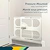 Safety 1st Pressure Mount Easy Fit Security Gate, Fits Spaces between 28" and 40", and 27" Tall, White