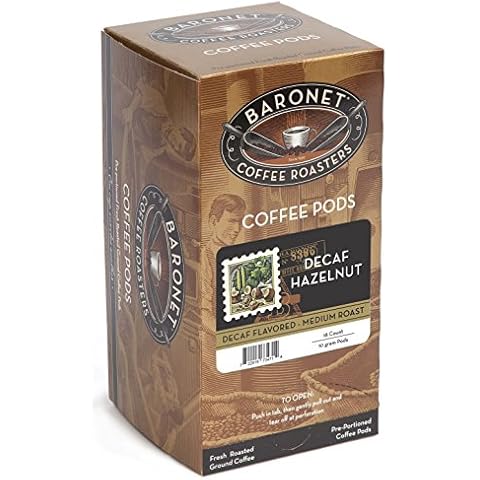 Baronet Coffee Pods Decaf Hazelnut Cover