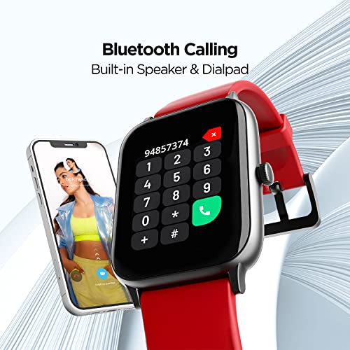 Image of Boat Xtend Pro Smart Watch w /Advanced Dedicated Bluetooth Calling Chip, Coins,Dial Pad, 1.78 AMOLED Display,ASAP (Fast) Charge,700+ Active Modes,Health Ecosystem(Raging Red)