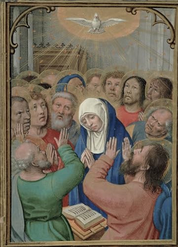 Tableau Fol.v Pentecôte par Simon Bening impression sur toile 60x90cm