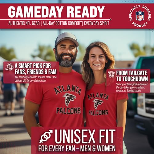 Image of NFL Gameday Cotton Blend T-Shirt for Men and Women - Licensed