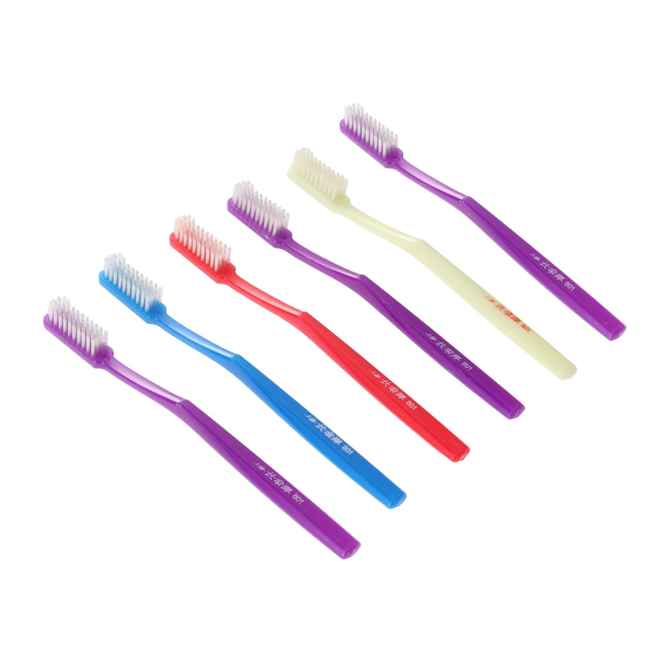 Gatuida 36pezzi Spazzolino Manuale Per Adulti Con Setole Dure Design Antiscivolo Per La Pulizia Dei Denti e Viaggi Casual