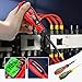 Intelligent Non-Contact Voltage Tester - Safe & Efficient Electrician's Tool, 2-in-1 High Torque Strong Magnetic Flathead Phillips Screwdriver, for AC/DC Circuit Detection (All, 2Pcs/Red)