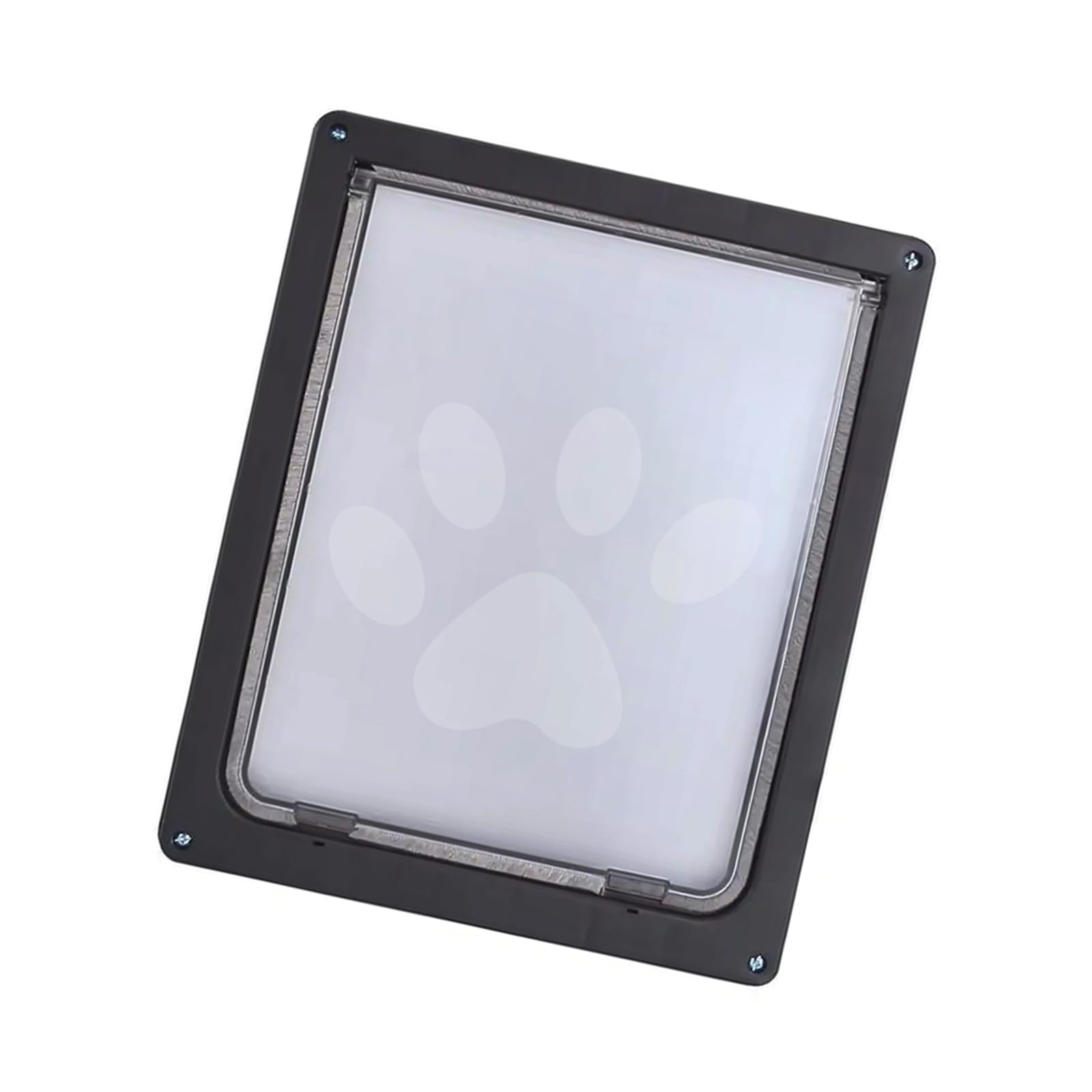 Dog Flap Door with 2 Way Locking Install in Interior and Exterior Door Entry and Exit for Dog and Clear Flap Secure Entry for Pets Locking Mount Interior Exterior