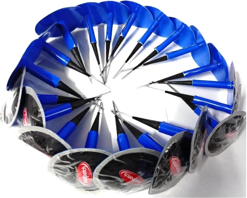 Mushroom Plug Patch Uniplug 9W (10 Pcs),6W (10 Pcs) (Set of 20 Pcs) Uniseal Tubeless Tire Tyre Puncture Repair Patches Tubed Tyre Puncture Repair Kit