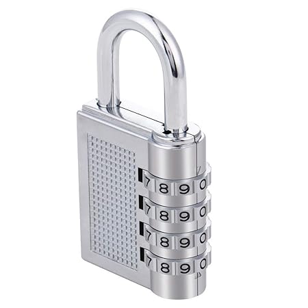 Cute 4-Digit Safe PIN Hand Bag Shaped Combination Padlock Lock (Color May Vary)