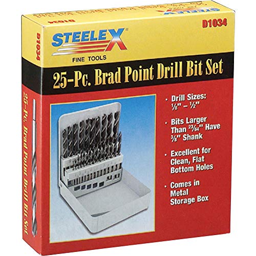 Steelex D1034 Deluxe Brad Point Bit Set thumb #2