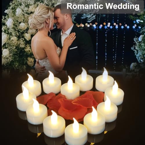 Image of Rechargeable Candles Tea Lights with Remote Timer,Battery Operated Flameless LED Tea Lights Candles with USB Rechargeable for Halloween,Christmas,Weddings,Birthdays 6-Pack(Warm White)