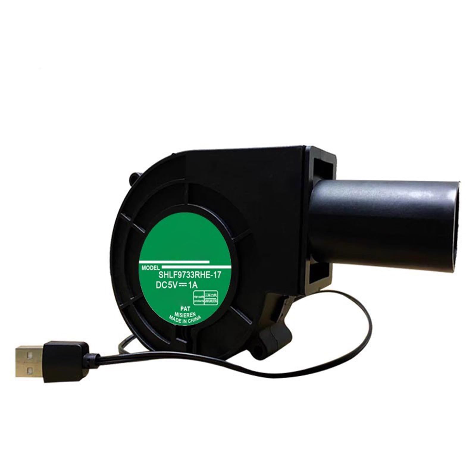 Portable USB Powered Air Blower Fan 4000RPM for Outdoor Camping Barbecue Pit Flame Optimization Air Blower Fan
