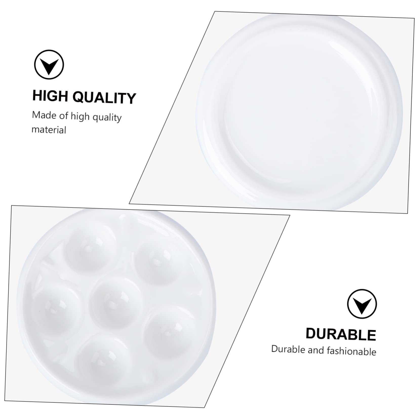 Keramik Schnecken Backform - Ofenfeste Schneckenpfanne Mit Rillen Weiß