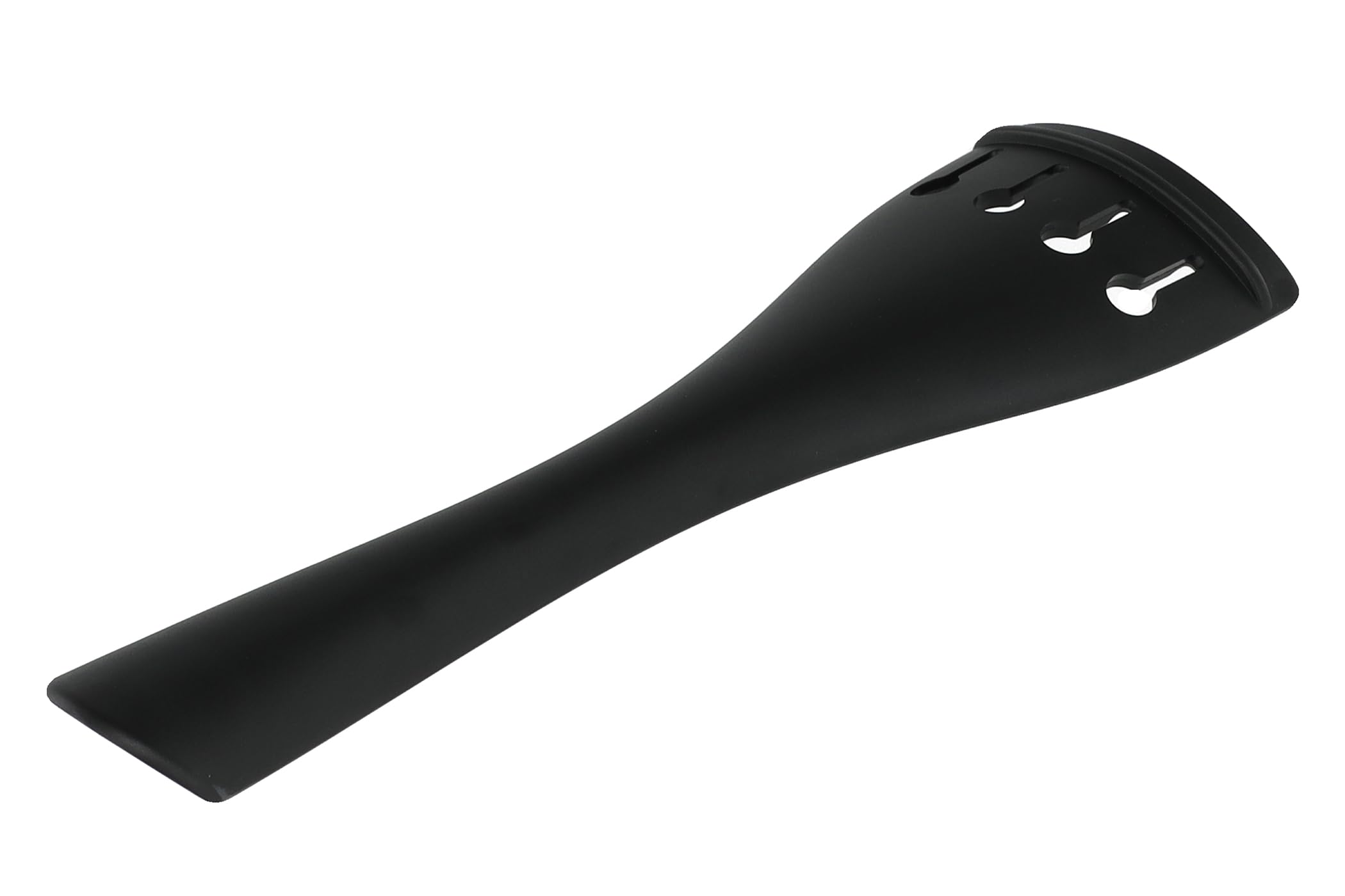 Wittner 265121 Cordal Contrabajo Ultra 3/4 - plástico de alta tecnología - ultraligero - forma de tulipán - con cordón de acero inoxidable - negro