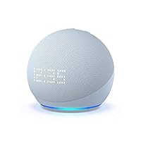 Echo Dot con orologio (5&ordf; generazione, modello 2022) | Altoparlante intelligente Wi-Fi e Bluetooth...
