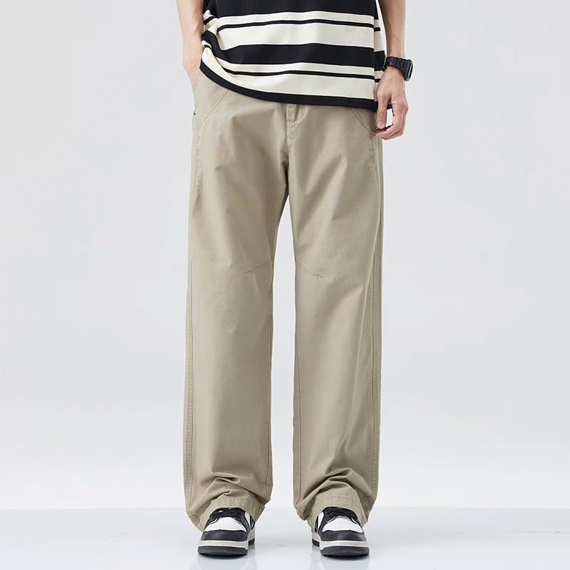 Men's Jogger Sweatpants Sports Baggy Pants Korean Casual Hip Hop Loose Trousers3