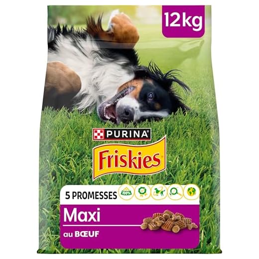 FRISKIES Croquettes Chien Maxi Bœuf 12KG
