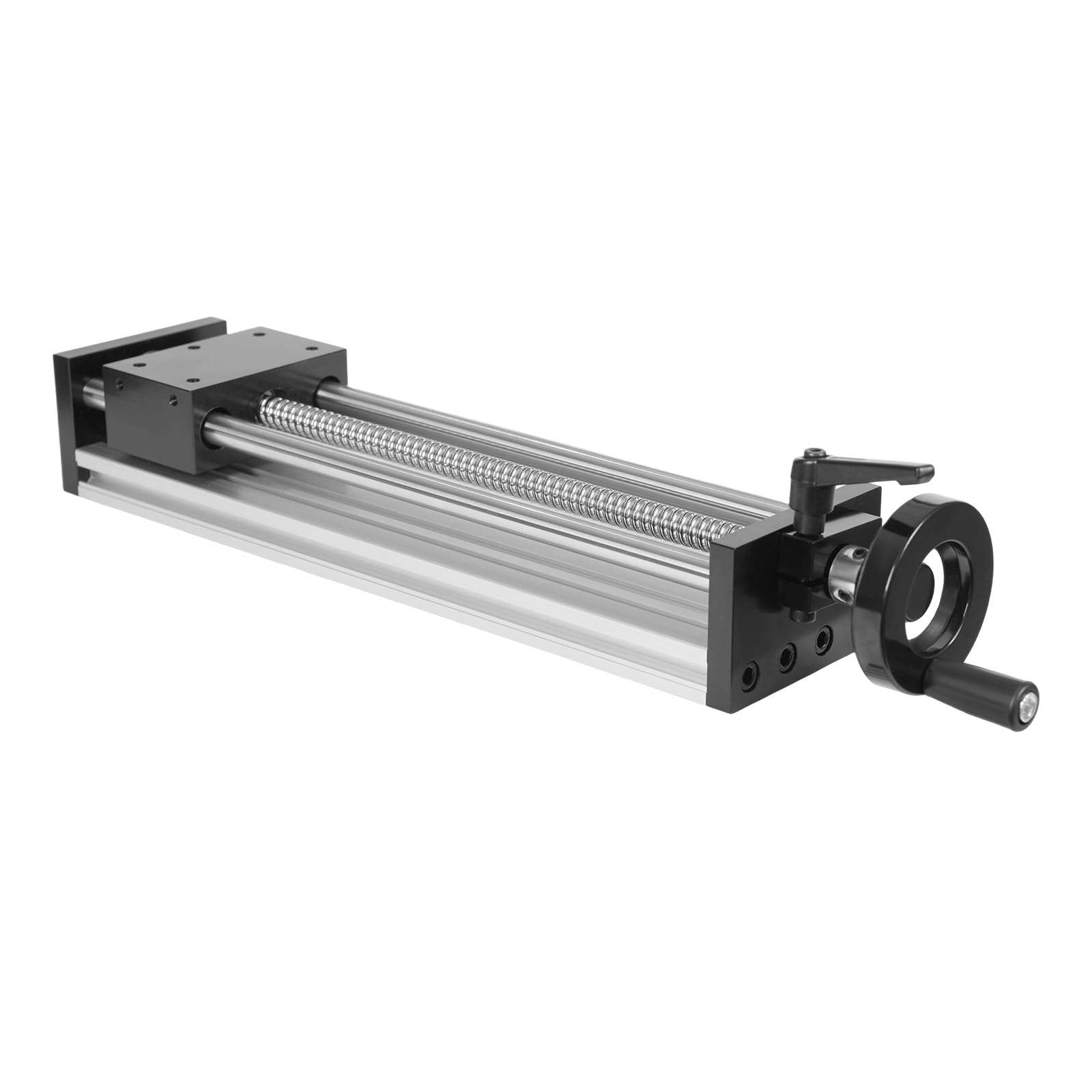 330mm Länge Effektive Reise Dual Optische Achse Manueller Schiebetisch Linear Rail Guide Kugelschraube mit Handrad für CNC-Ausrüstung Renovierung, Produktionsmaschinen