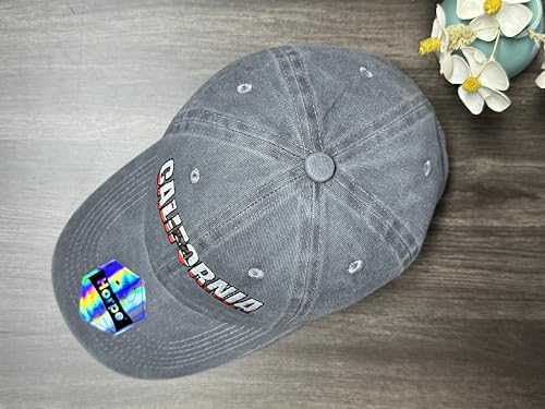 Image of California Bear Republic Baseball Cap for Men and Women | California Pride, Classic Baseball Cap Design, Detailed Embroidered Finish, Comfortable Adjustable Fit