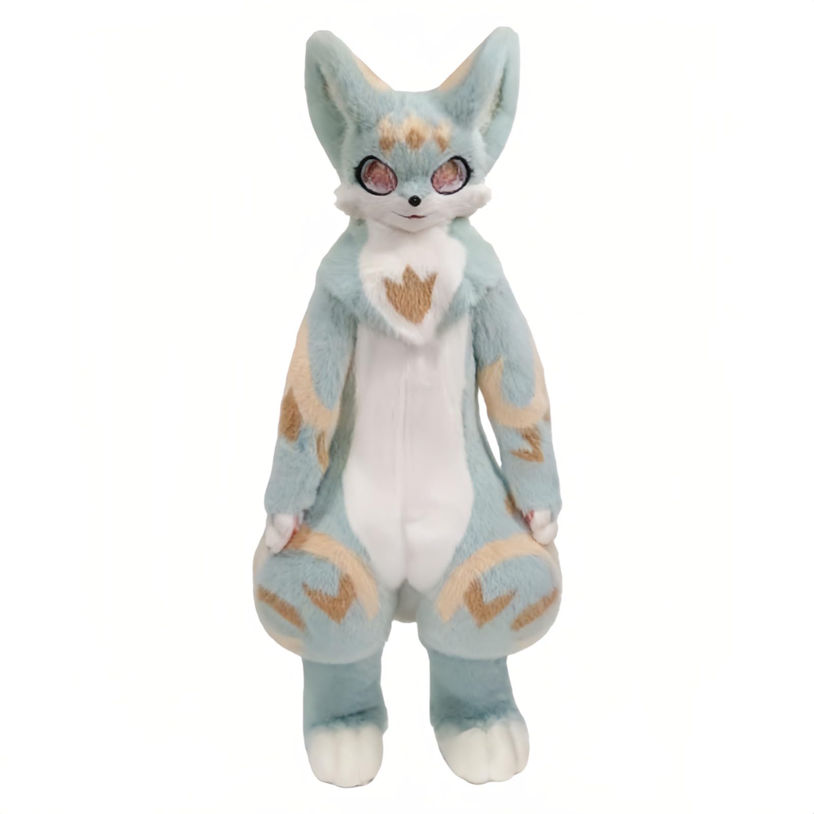 Fursuit Furry kostium maskotka, Kemono pełny futrzany garnitur Furries, na imprezę przebranie na karnawał akcesoria