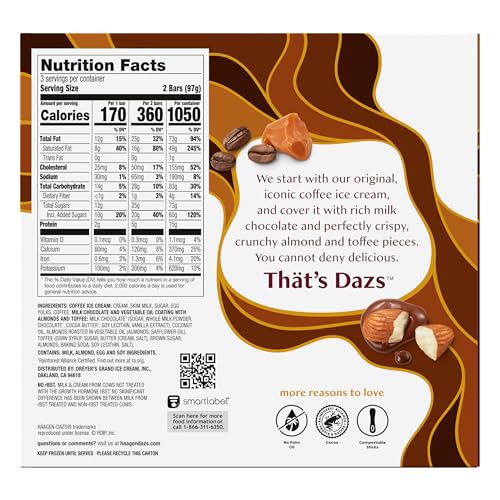Haagen-Dazs Coffee Almond Crunch Bars
