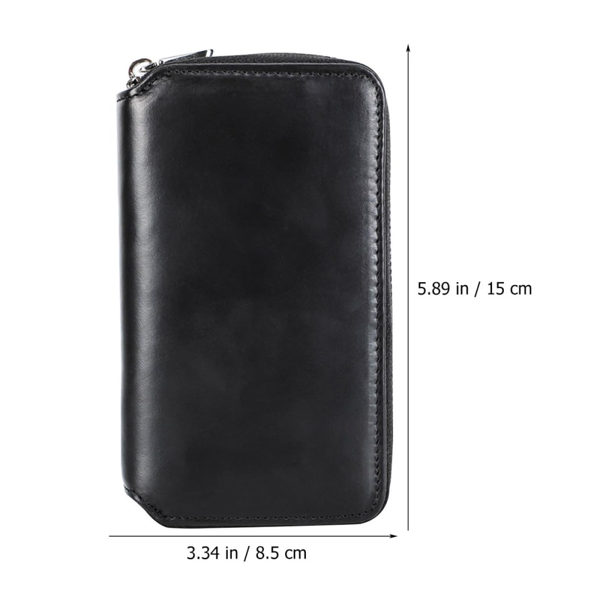 Abaodam Outdoor Uhren Organizer Uhrenbox aus Leder mit Reißverschluss Stoßfester Reise Uhrenbehälter für Herren und Damen