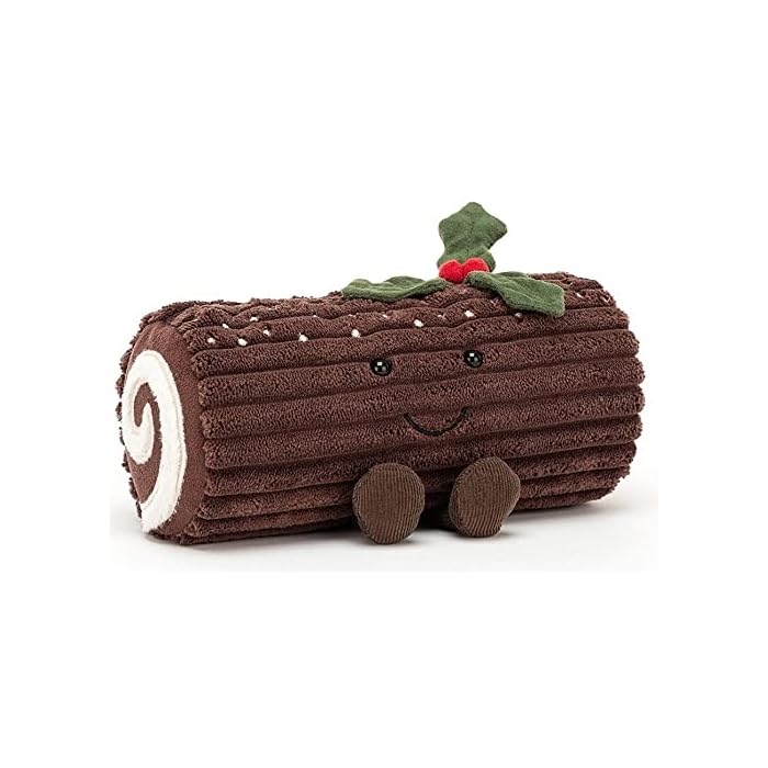 Buy Jellycat Amuseable Christmas Chocolate Yule Log Collectable Plush Decoration Online at