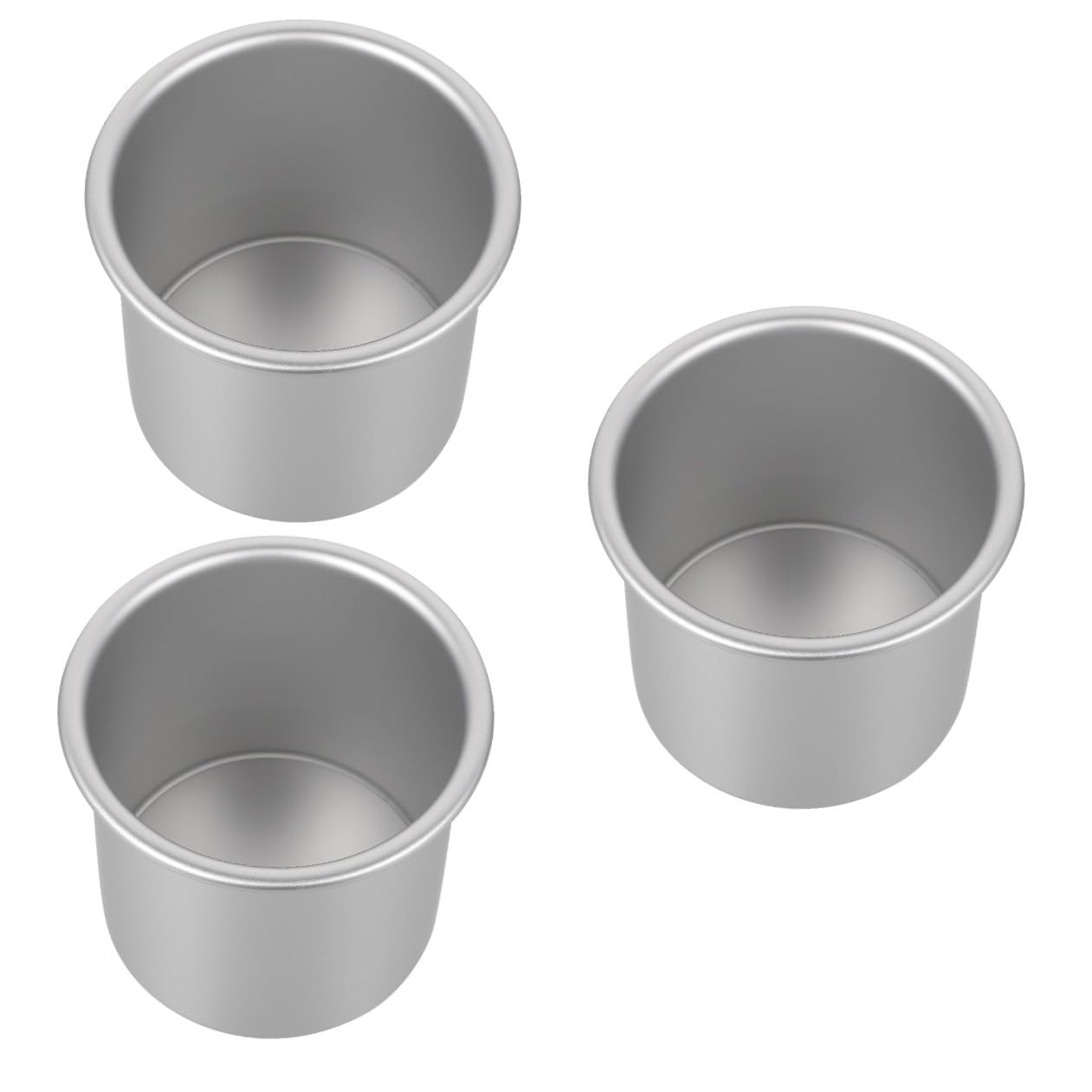 IMIKEYA 3pièces Moule à Gâteau Chiffon Élevé Moule à Pâtisserie Réutilisable Pour Gâteaux Cheesecakes Et Desserts Pratique Pour Boulangers Et Amateurs
