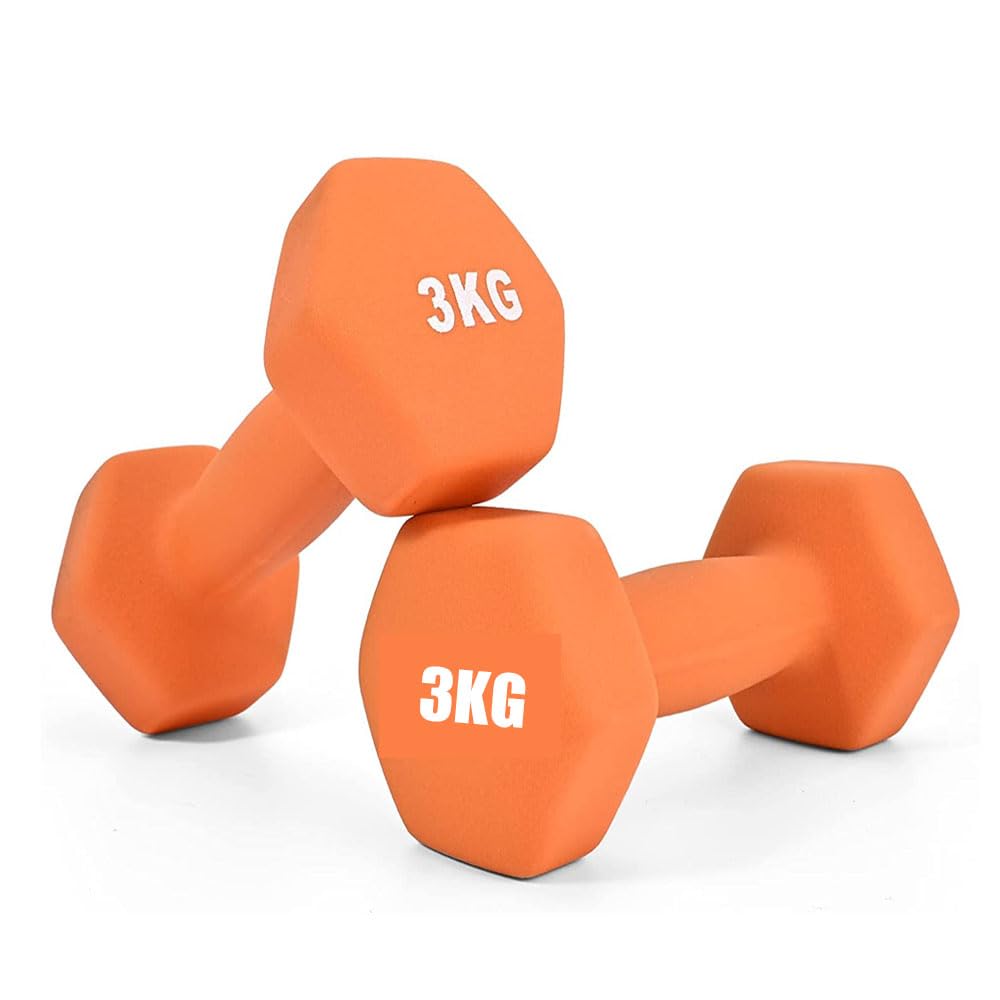 COOLBABY Dumbbells Weights Exercise-3KG*2