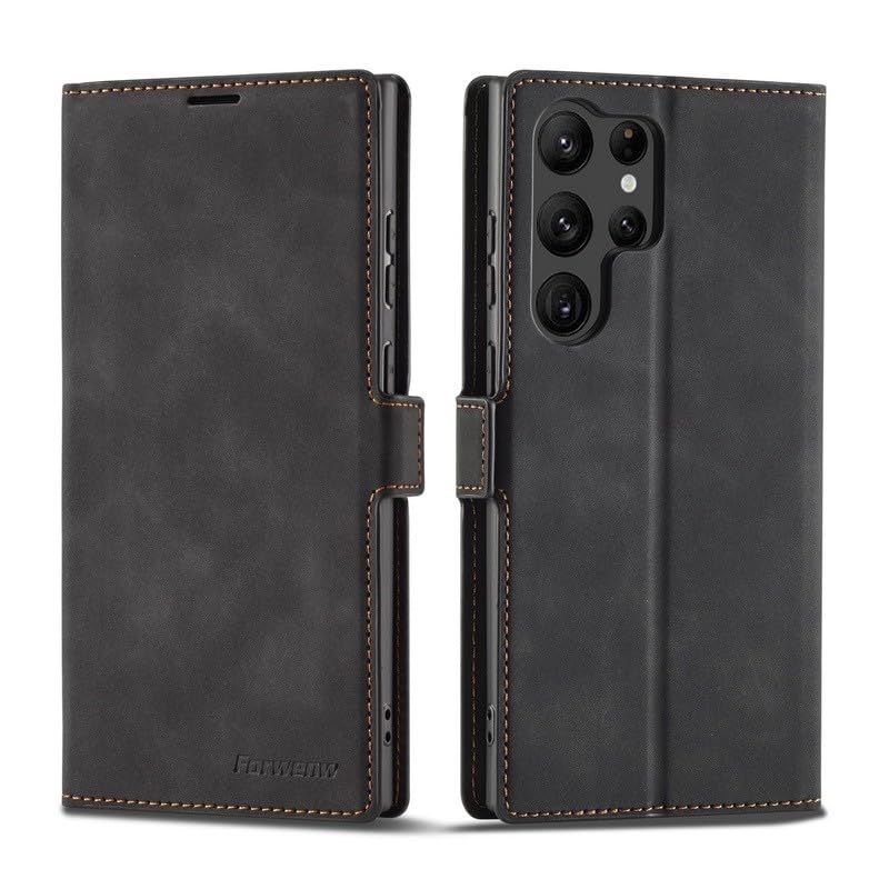 Coque cuir Samsung Galaxy S25 Plus pour vos déplacements et réunions