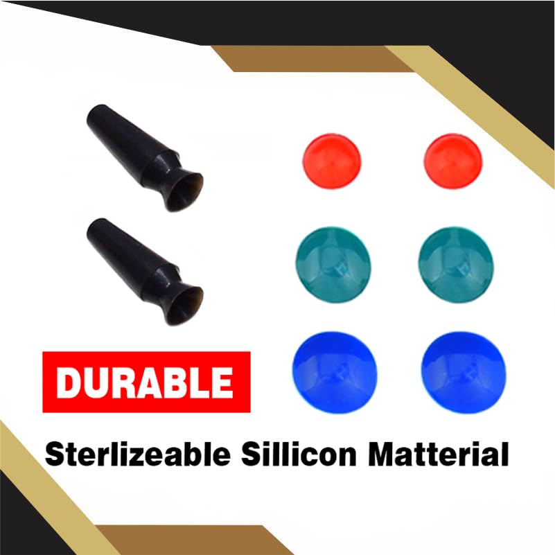 Miniatura 5 de Kodachi Protector de ojos corneales  Silicio pequeño, mediano, grande, juego de 3 pares con succión, 8 piezas