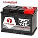 Produktbild Tokohama Autobatterie 12V 75AH 740A/EN Batterie ersetzt 70Ah 71Ah 72Ah