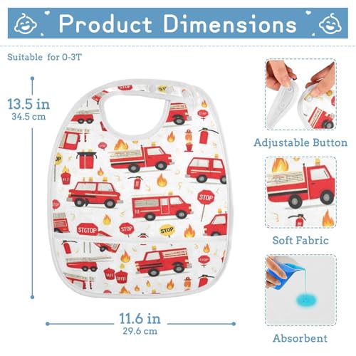 Caikeny Baby Feeding Bibs Checked Infant Drooling Bibs Food Bibs with Pocket for Toddler Girls Boys Set of 23