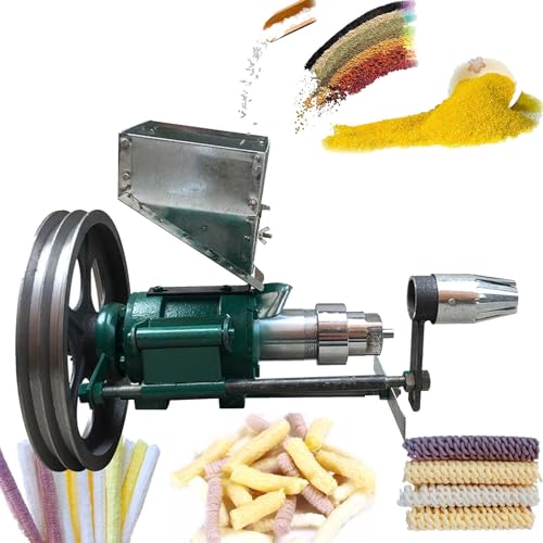 JXYQ Extrusora eléctrica de maíz inflado, máquina extrusora de arroz y maíz inflado, máquina multifunción para Preparar bocadillos inflados de arroz y maíz, para Hacer Copos de maíz.