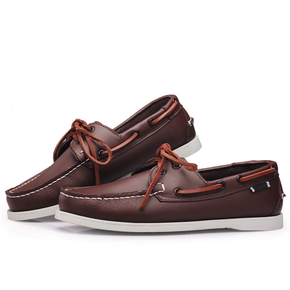 Zapatos Mocasines de Cuero sin Cordones y con Cordones para Hombres