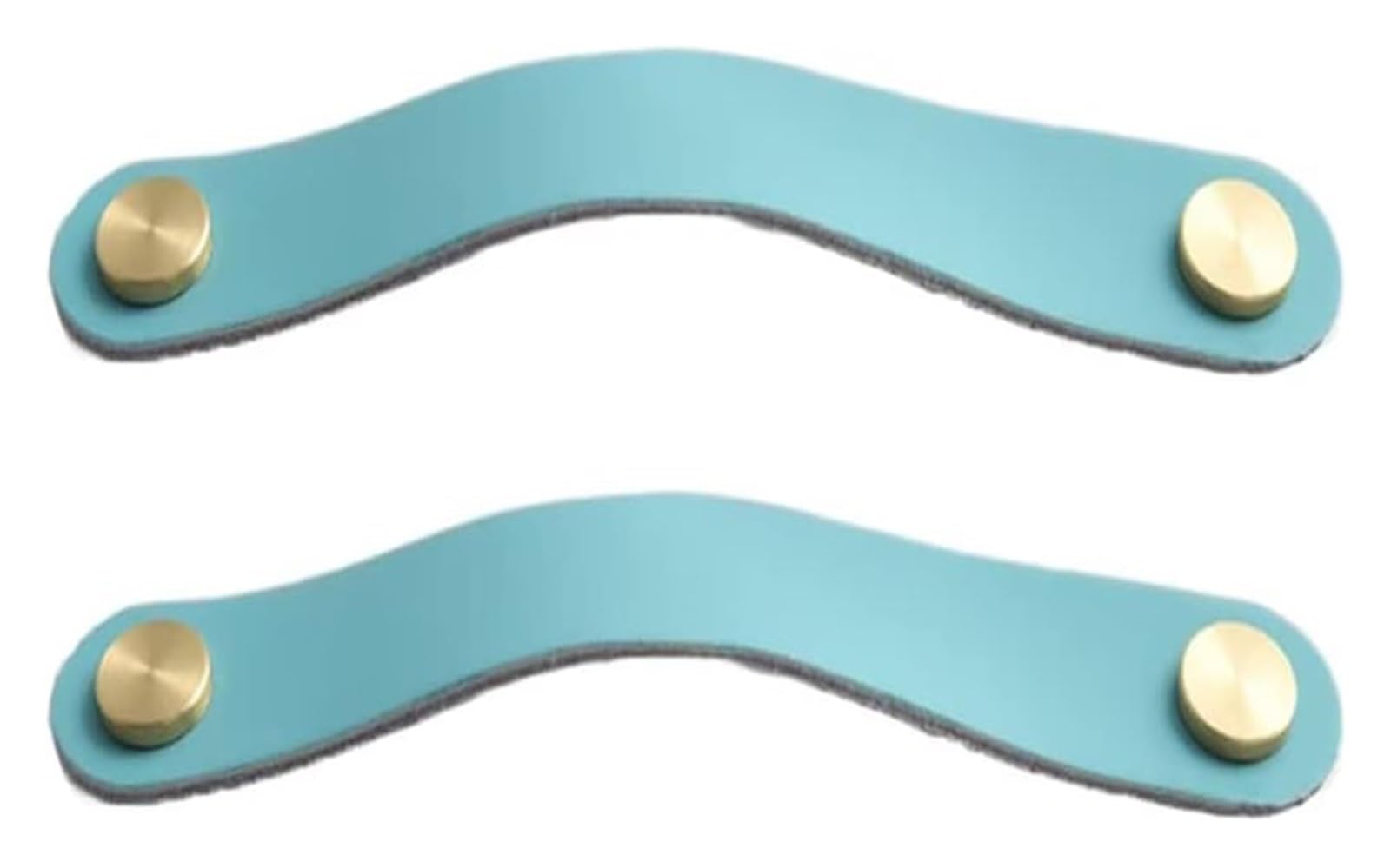 Lqzaxsrdr Blue Leather Handles, Leather Furniture Handles 2 Packs Multicolor Multiple Sizes(,Hole Distance 128Mm)