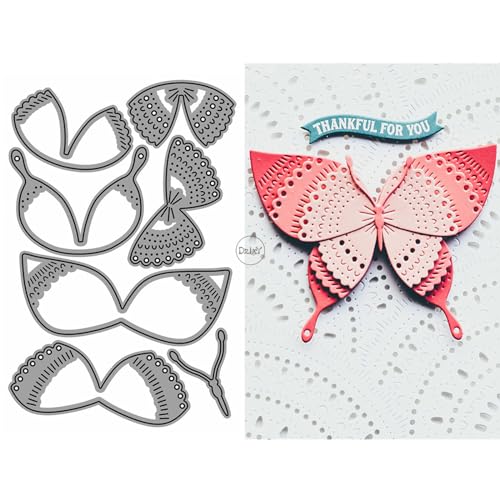 DzIxY Patchwork Butterfly Animals Metal Cutting Dies for Card Making Kit Embossing Paper Die Cuts Set Scrapbook Stencils Supplies Machine Templates