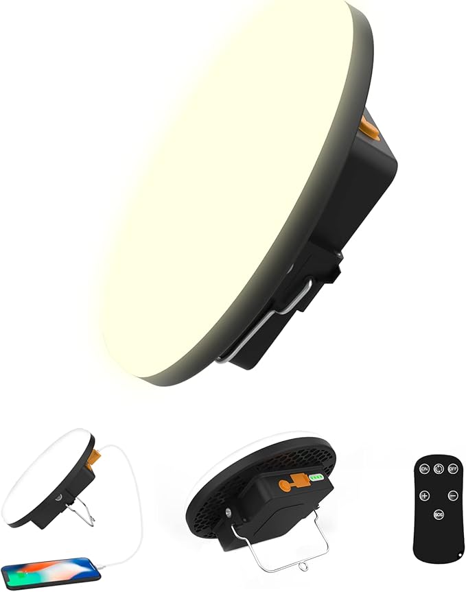 iodoo 16500 mAh Lantern Searchlight, 3000 LM Torch, Continuously