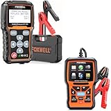 FOXWELL BT705 Car Battery Tester 12V 24V with BT301 6V 12V Car Battery Tester