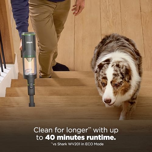 Image of Shark PowerBoost Cordless 2-in-1 Car /Home Handheld PowerVac, Powerful Suction, 40 Minute Runtime, Portable, 3 Cleaning Modes, LED Screen, Furfins Tool, Duster Crevice Tool, Charcoal, BH102