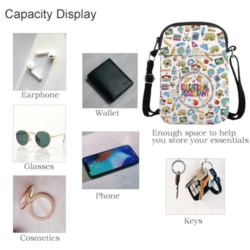 Educational Assistant Crossbody Bag EA Appreciation Gift Educational Aide Gift Teaching Assistant Shoulder Bag Educator Gift4
