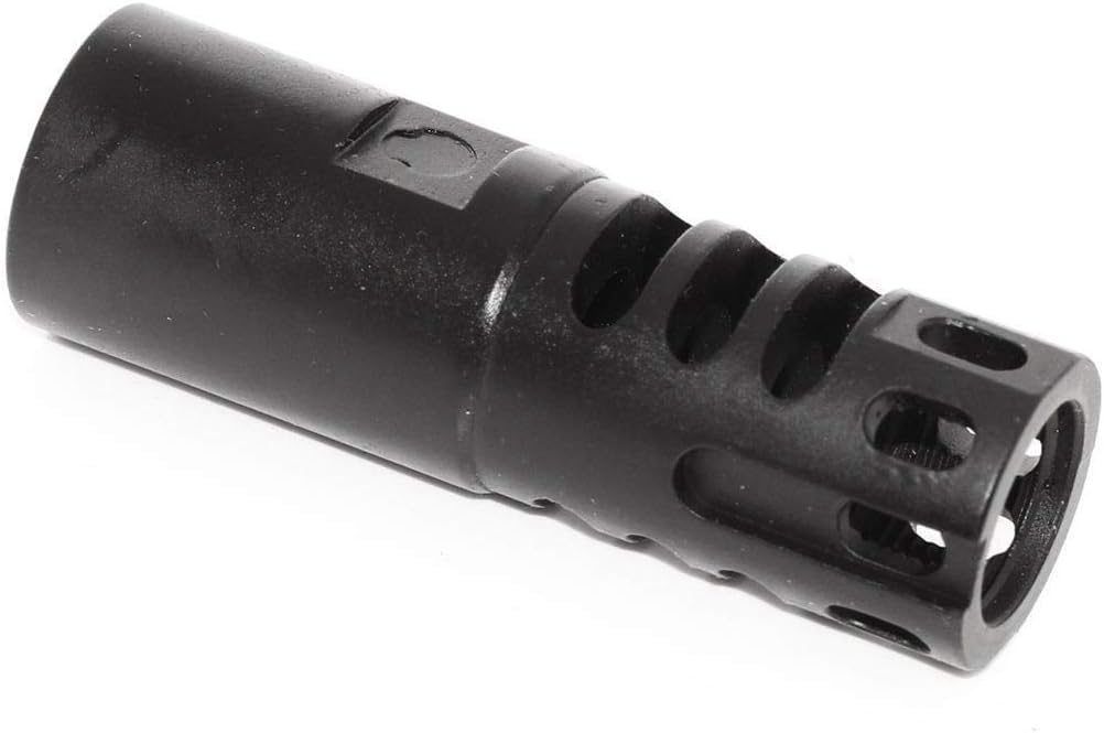 generica Airsoft Spare Parts APS 68mm Evolution Tech Muzzle Brake FlashHider Compensator 1.0 For -14mm CCW Threading Rifle
