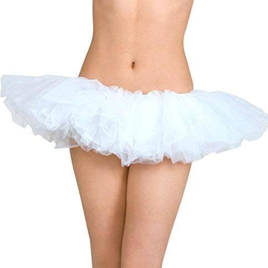 KangarooTulle Skirt for Women - Ballet and Running Tutu Fluffy Tinkerbell Skirt - Halloween Cosplay Witch Apparel Costume