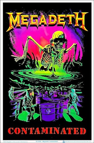 Scorpio Posters Megadeth - Contamination Blacklight Poster 23' x 35'